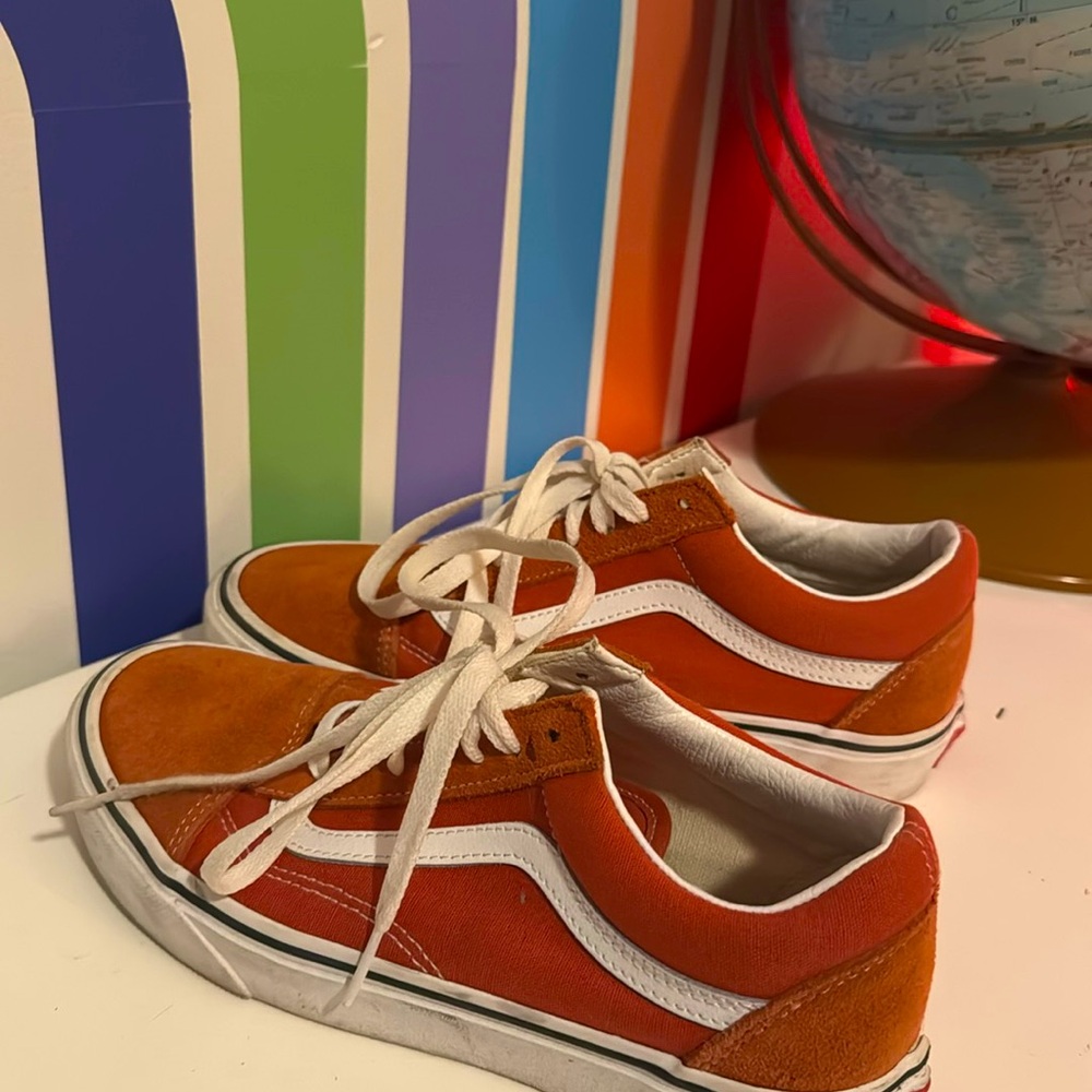 Rustic Orange Vans